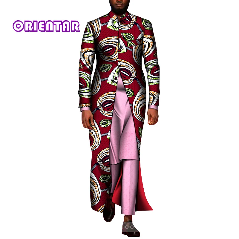 ORIENTAR African Men Bazin Riche Clothes Long Coat Shirt Pants 3PCS Suit Set Wedding Robe Africaine African Clothing WYN1458
ORIENTAR African Men Bazin Riche Clothes Long Coat Shirt Pants 3PCS Suit Set Wedding Robe Africaine African Clothing WYN1458