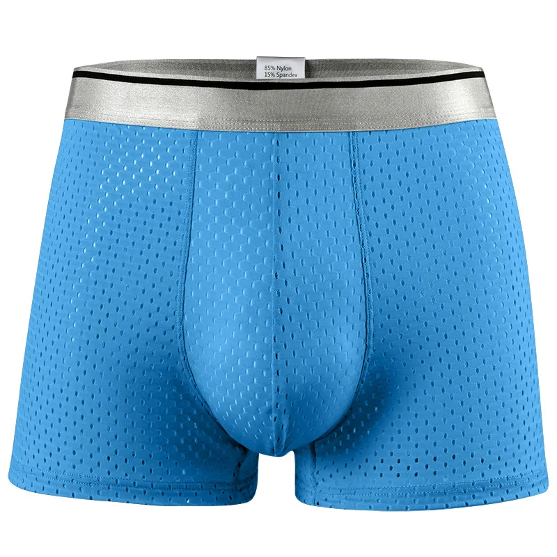Plus Size Underwear Men Mesh Holes Hollow Out Boxer Shorts Male Elastic Breathable Underpants Quick Dry Mens Panties Cueca Homme
Plus Size Underwear Men Mesh Holes Hollow Out Boxer Shorts Male Elastic Breathable Underpants Quick Dry Mens Panties Cueca Homme