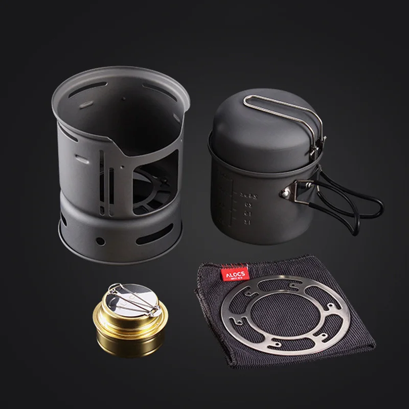 7pcs Camping Cookware Stove Pots Bowl Lid Stand Base Windshield Dishcloth Spirit Burners Kit Outdoor Cooking Supplies Picnic Kit
7pcs Camping Cookware Stove Pots Bowl Lid Stand Base Windshield Dishcloth Spirit Burners Kit Outdoor Cooking Supplies Picnic Kit