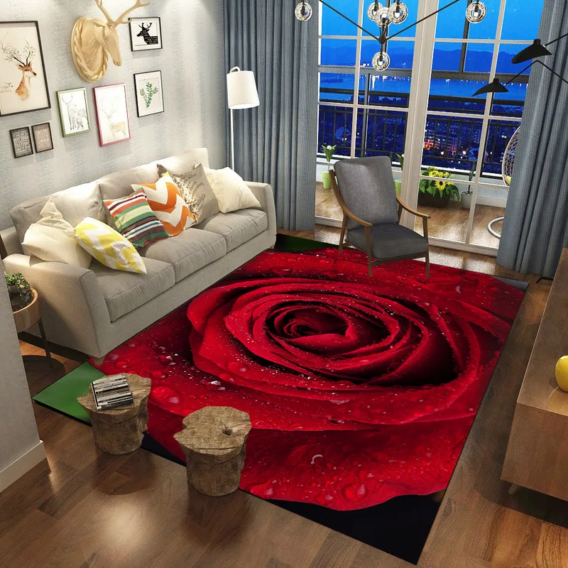 New Living Room Bedroom Carpet Crawling Mat Fashion Rose Flower Printed Sofa Cushion Safe Non-slip Home Decoration Products
New Living Room Bedroom Carpet Crawling Mat Fashion Rose Flower Printed Sofa Cushion Safe Non-slip Home Decoration Products