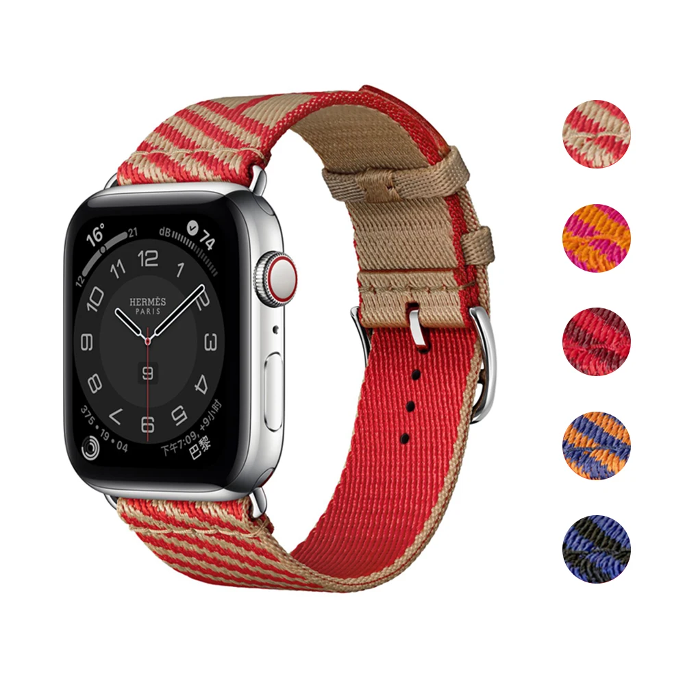 Ремешок нейлоновый для iWatch 38 мм 42 мм, спортивный браслет для Apple Watch 40 мм 44 мм, Series 6 SE 5 4 321
Ремешок нейлоновый для iWatch 38 мм 42 мм, спортивный браслет для Apple Watch 40 мм 44 мм, Series 6 SE 5 4 321