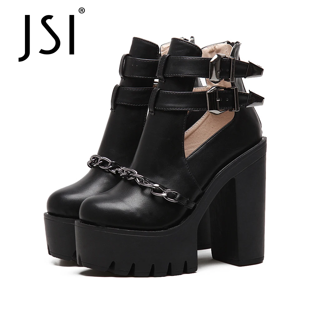 JSI/ботильоны на платформе; Женские трендовые ботинки с массивной пряжкой и металлической цепочкой; Пикантная Женская обувь в стиле панк с пе...
JSI/ботильоны на платформе; Женские трендовые ботинки с массивной пряжкой и металлической цепочкой; Пикантная Женская обувь в стиле панк с пе...