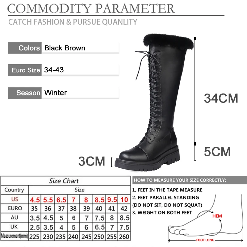 BYQDY Round Toe Thigh High Boots For Woman Platform Warm Winter Shoes Knee High Boots Fur Plush Wedge Heels Booties Plus 41-43
BYQDY Round Toe Thigh High Boots For Woman Platform Warm Winter Shoes Knee High Boots Fur Plush Wedge Heels Booties Plus 41-43