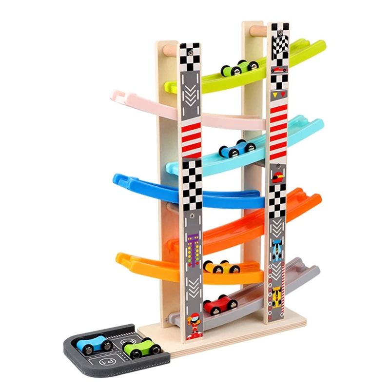 Children Wooden Track Glider Inertia Game Toys Kids Seven Floors Track Pulley Slide Car Building Kits Baby Funny Toy
Children Wooden Track Glider Inertia Game Toys Kids Seven Floors Track Pulley Slide Car Building Kits Baby Funny Toy
