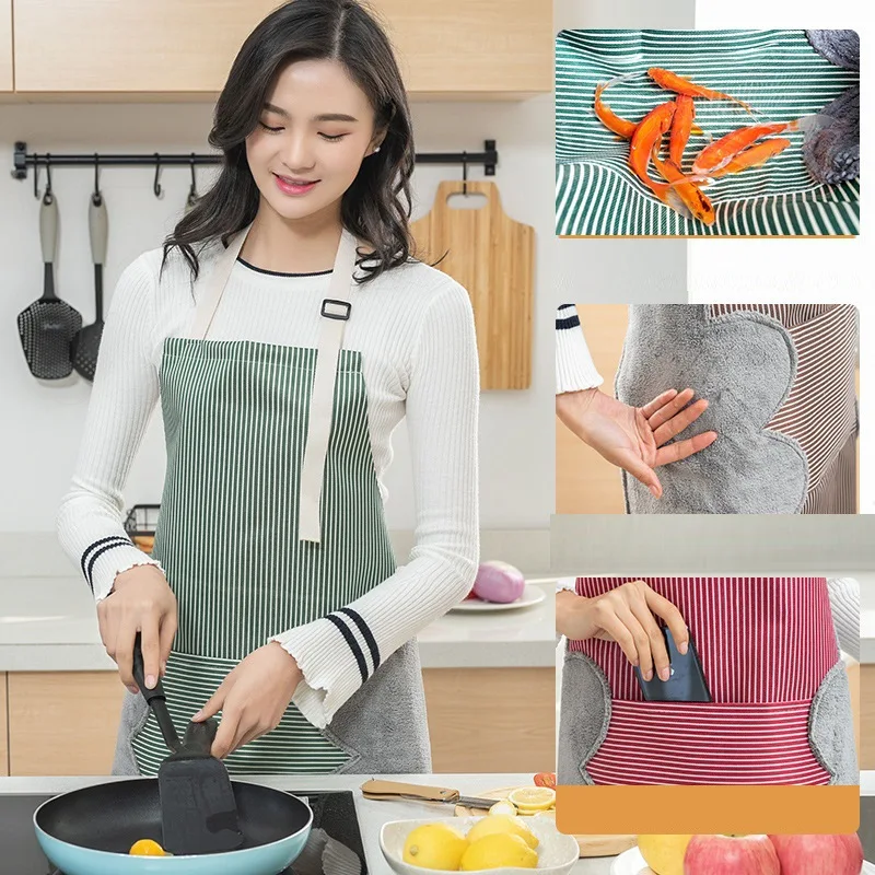 Hand-wiping apron women's waterproof and oil-proof home kitchen work net celebrity dirt-resistant fashion new cooking gown
Hand-wiping apron women's waterproof and oil-proof home kitchen work net celebrity dirt-resistant fashion new cooking gown
