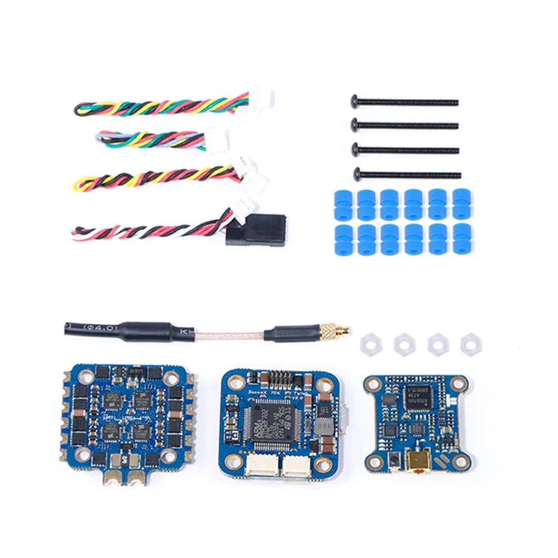 IFlight SucceX Mini F4 35A 4 in 1 ESC 2-6S Flight Stack (MPU6000) with SucceX mini VTX 500mW for FPV Racing Drone
IFlight SucceX Mini F4 35A 4 in 1 ESC 2-6S Flight Stack (MPU6000) with SucceX mini VTX 500mW for FPV Racing Drone