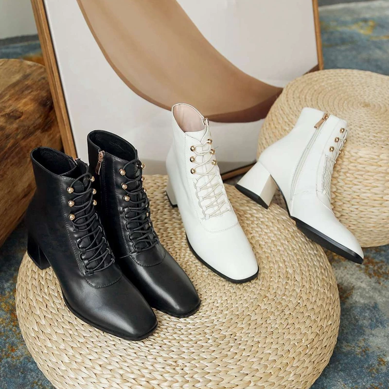 Krazing pot 2020 new arrival genuine leather square toe high heel winter shoes classic colors young lady leisure ankle boots L18
Krazing pot 2020 new arrival genuine leather square toe high heel winter shoes classic colors young lady leisure ankle boots L18