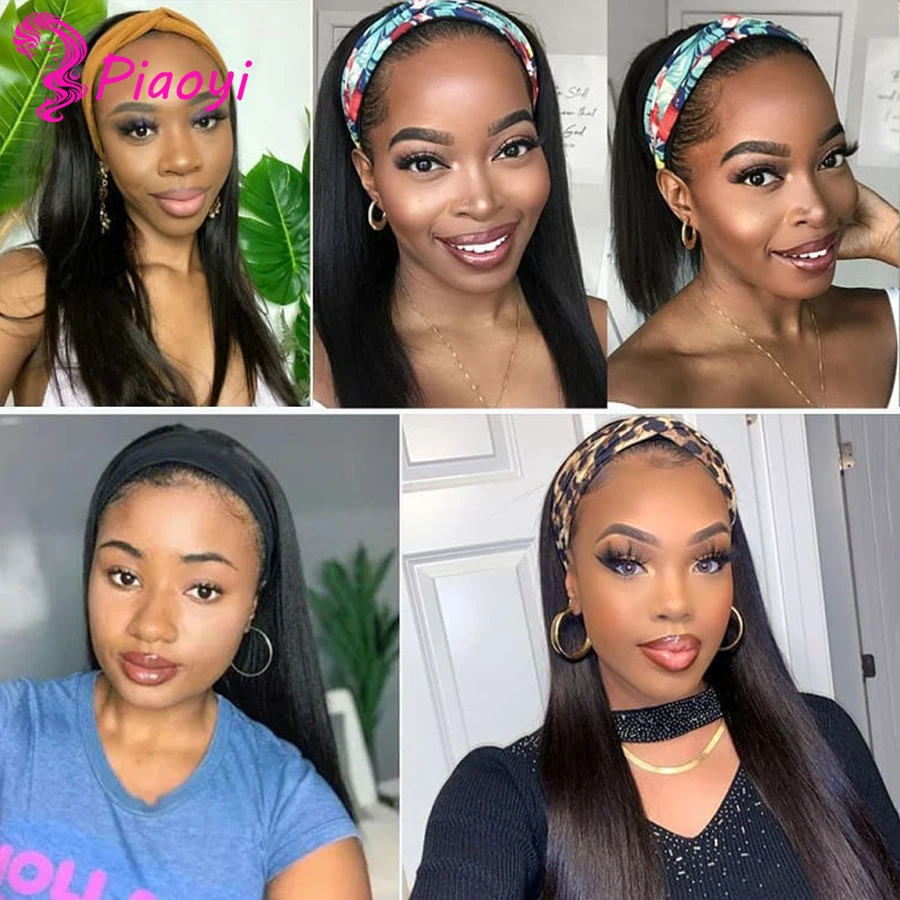 Straight Headband Wig Human Hair Straight Human Hair Wigs For Women Perruque Cheveux Humain Full Machine Made Human Hair Wigs 
Straight Headband Wig Human Hair Straight Human Hair Wigs For Women Perruque Cheveux Humain Full Machine Made Human Hair Wigs
