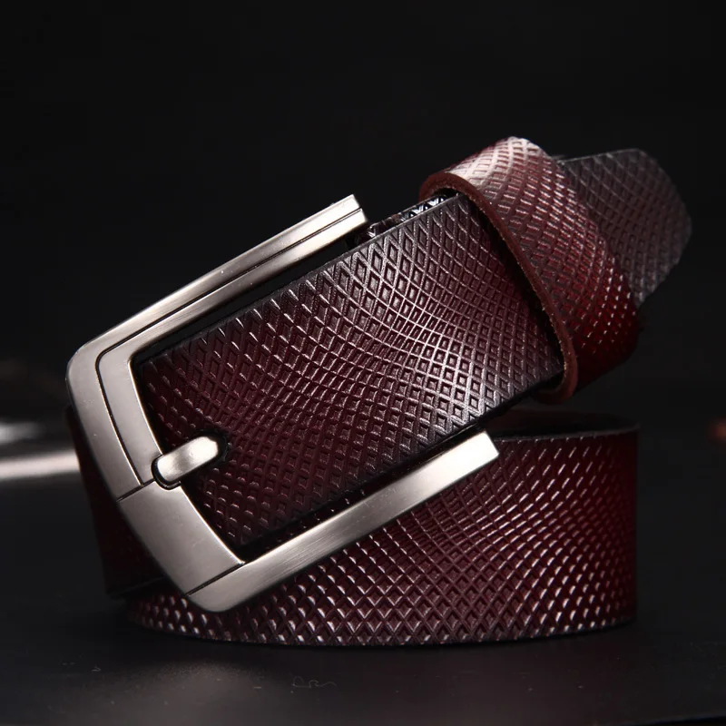 PEIKONG Vintage style pin buckle cow genuine leather belts for men 130cm high quality mens belt cinturones hombre free shipping 
PEIKONG Vintage style pin buckle cow genuine leather belts for men 130cm high quality mens belt cinturones hombre free shipping