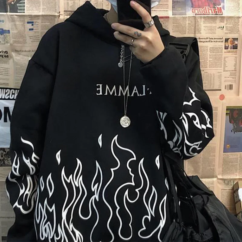 SYJ Gothic Flame Printed Hoodies Women Man Korean Style Oversized Harajuku Sweatshirt Female Autumn Long Sleeve Pullovers Tops
SYJ Gothic Flame Printed Hoodies Women Man Korean Style Oversized Harajuku Sweatshirt Female Autumn Long Sleeve Pullovers Tops