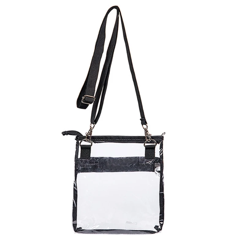 Fashion Casual Tote Clutch Purse Transparent PVC Handbag Clear Crossbody Bag Shoulder Bag Messenger Bags Outdoor Bag
Fashion Casual Tote Clutch Purse Transparent PVC Handbag Clear Crossbody Bag Shoulder Bag Messenger Bags Outdoor Bag
