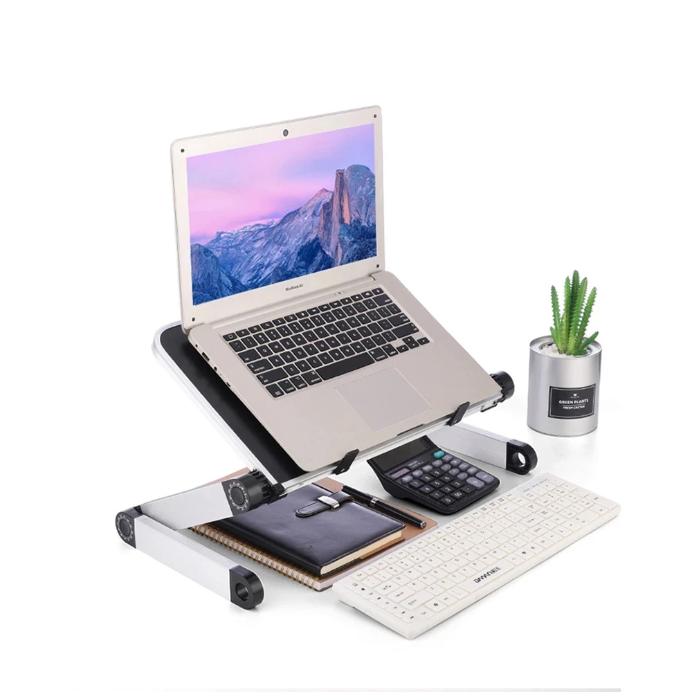 360 Degree Adjustable Computer Table Adjustable Ergonomic Laptop Stand Laptop Desk for Bed Living Room Book Stand
360 Degree Adjustable Computer Table Adjustable Ergonomic Laptop Stand Laptop Desk for Bed Living Room Book Stand