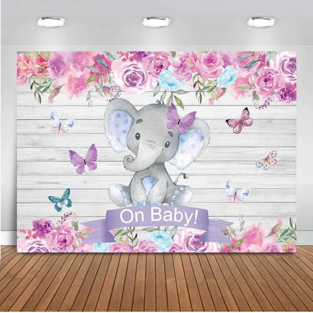 Customize Purple Bufferfly Elephant Newborn Backdrops Photography Painting Flowers Wood Board Floor Baby Shower Photo Background
Customize Purple Bufferfly Elephant Newborn Backdrops Photography Painting Flowers Wood Board Floor Baby Shower Photo Background