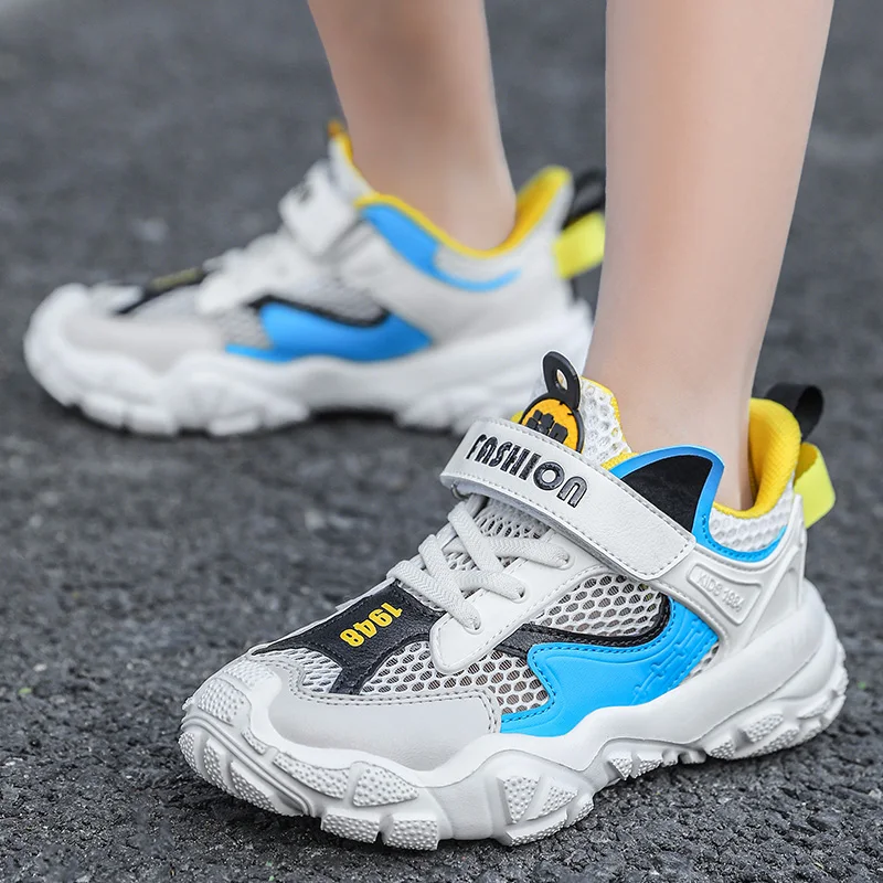 New Boys Shoes Mesh Sport Sneakers Fashion Childeren Shoes Breathable Casual Kids Walking Footwear Child Flats Tenis Masculino
New Boys Shoes Mesh Sport Sneakers Fashion Childeren Shoes Breathable Casual Kids Walking Footwear Child Flats Tenis Masculino