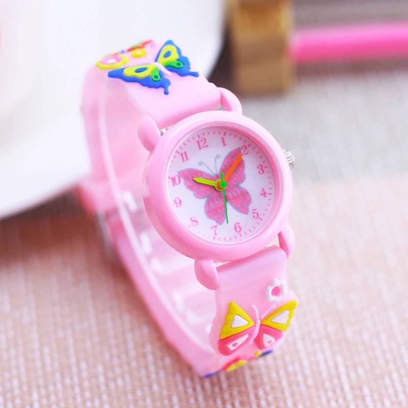 New Fashion Children Girls Kawayi Cute 3D Butterfly Strap Silicone Watches Little Kids Students Holiday Gifts Electric Watches
New Fashion Children Girls Kawayi Cute 3D Butterfly Strap Silicone Watches Little Kids Students Holiday Gifts Electric Watches