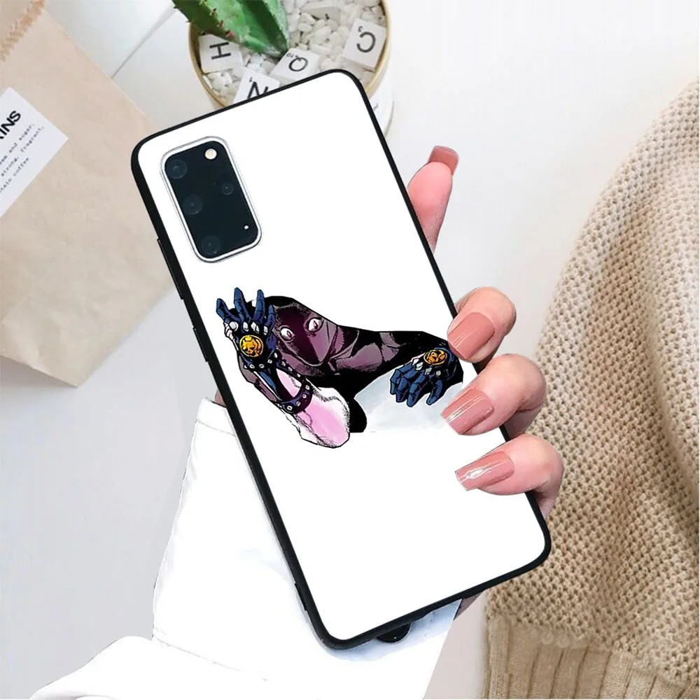 Jojo's Bizarre Adventure Killer Queen pattern soft TPU border phone case for Samsung Galaxy S Galaxy A and Note case
Jojo's Bizarre Adventure Killer Queen pattern soft TPU border phone case for Samsung Galaxy S Galaxy A and Note case