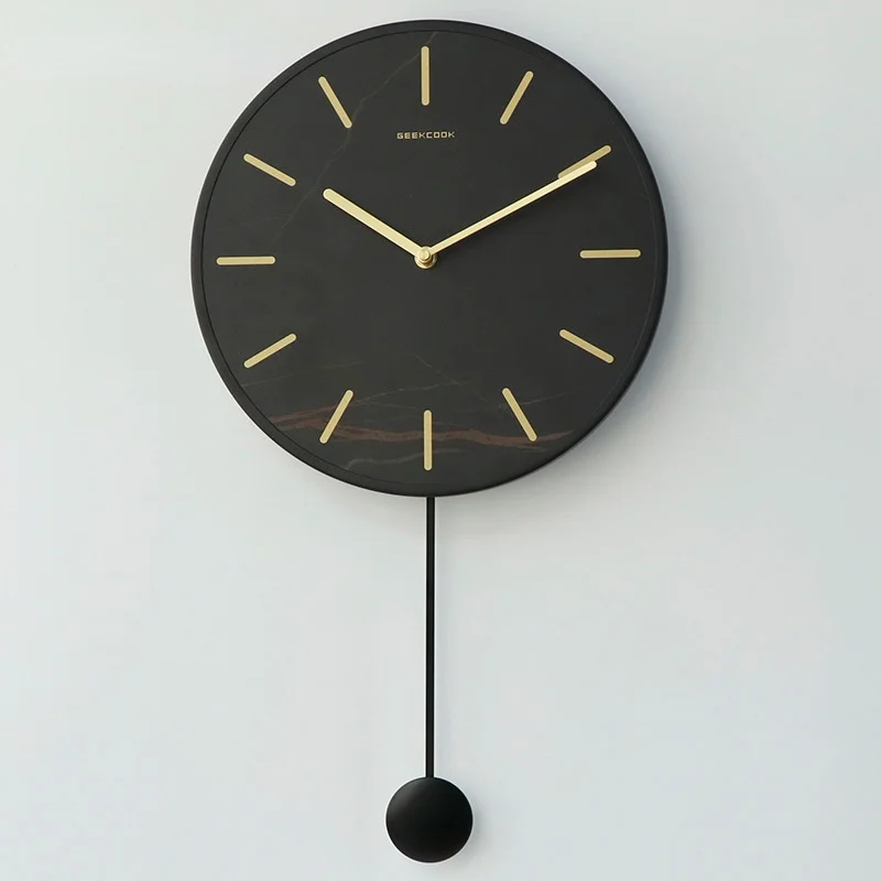 Modern Design Nordic Metal Frame Wall Clock Silent Movement Hour Hand Minute Second Hand Swing Wall Clock Home Decoration
Modern Design Nordic Metal Frame Wall Clock Silent Movement Hour Hand Minute Second Hand Swing Wall Clock Home Decoration