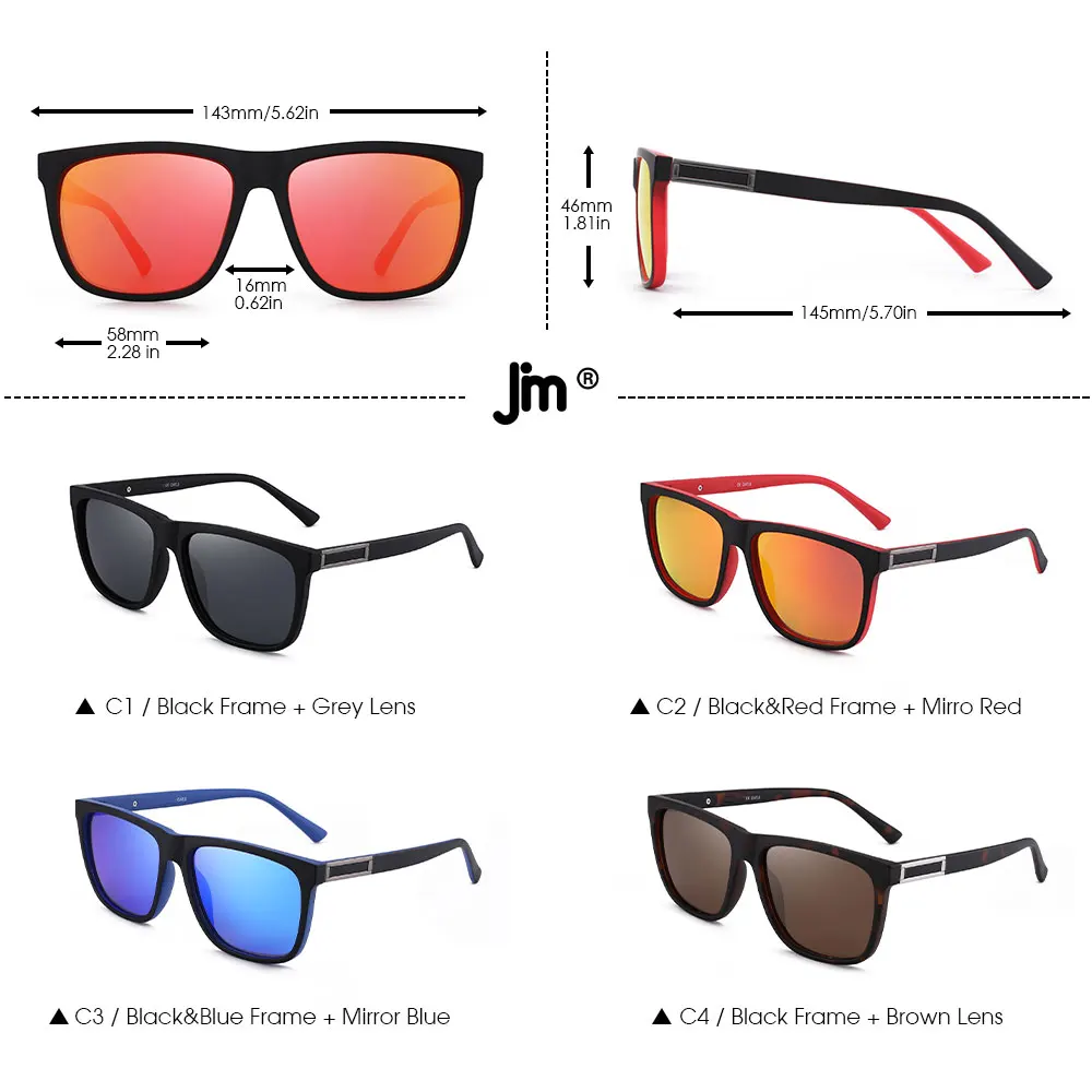 Vintage Square Polarized Sunglasses Men Retro Metal Decor Driving Fishing Brand Designer Sun Glasses UV400
Vintage Square Polarized Sunglasses Men Retro Metal Decor Driving Fishing Brand Designer Sun Glasses UV400