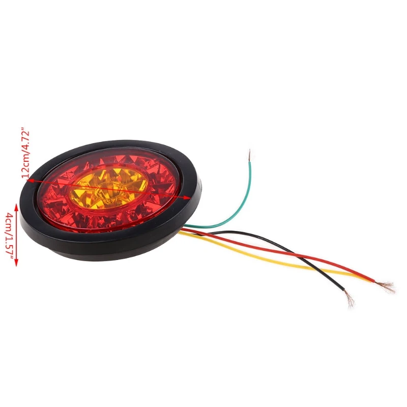 K1KE Car Round LED Amber Red Taillights 16LED 12V Stop Brake Running Reverse Backup
K1KE Car Round LED Amber Red Taillights 16LED 12V Stop Brake Running Reverse Backup