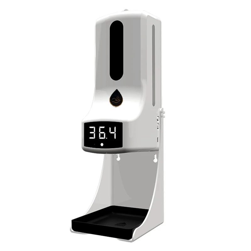 New 1000Ml K9 Pro Wall-Mounted Thermometer with Soap Dispenser,with Alarm,for Use in Offices,Schools and Communities
New 1000Ml K9 Pro Wall-Mounted Thermometer with Soap Dispenser,with Alarm,for Use in Offices,Schools and Communities