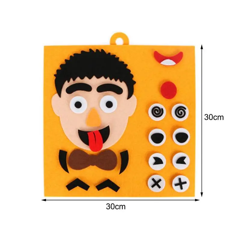 Toddler DIY Toys Emotion Change Puzzle Toys 30CM*30CM Creative Facial Expression Kids Educational Toys For Children Learning Set
Toddler DIY Toys Emotion Change Puzzle Toys 30CM*30CM Creative Facial Expression Kids Educational Toys For Children Learning Set