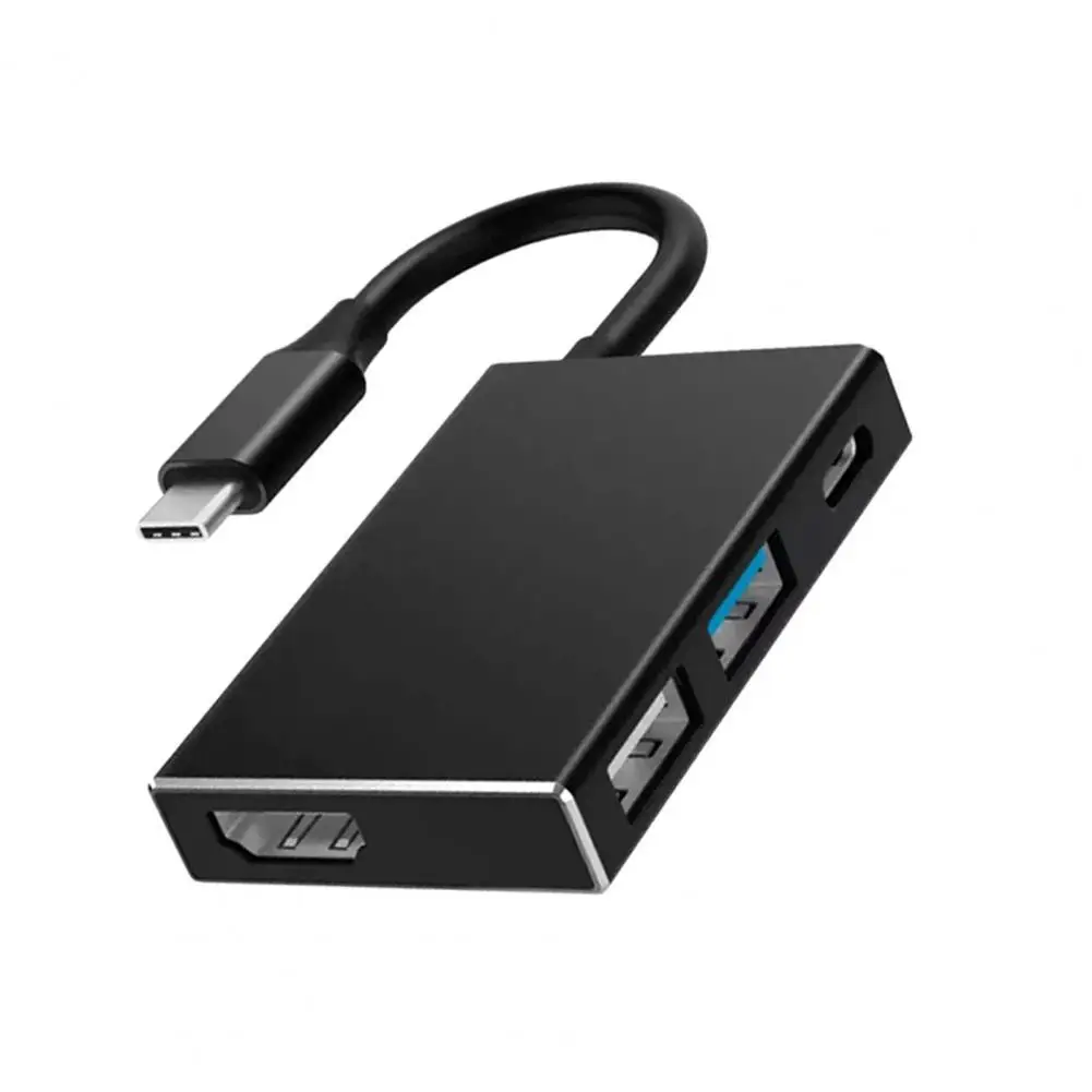 4-in-1 Multiport Type-C to HDMI-compatible USB PD Hub Docking Station Adapter for PC Computer Cable Adapter
4-in-1 Multiport Type-C to HDMI-compatible USB PD Hub Docking Station Adapter for PC Computer Cable Adapter