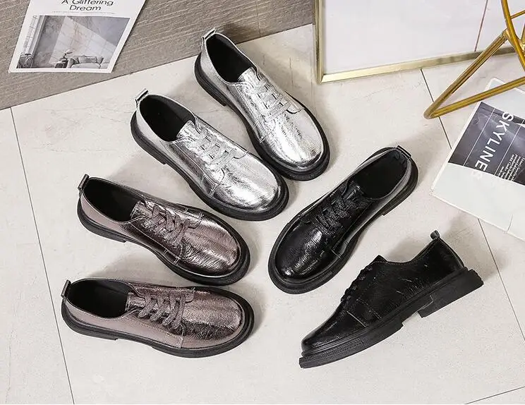 Women Patenter Leather Tassel Oxfords Ladies Flat Lace Up Sewing Fashion Shoes Female Casual Comfort Brogue Shoe
Women Patenter Leather Tassel Oxfords Ladies Flat Lace Up Sewing Fashion Shoes Female Casual Comfort Brogue Shoe