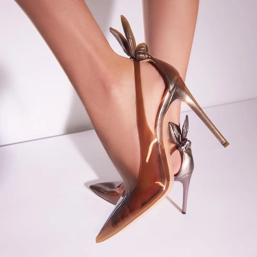 New Arrivals Clear PVC Pumps Cute Rabbit Ears Sexy Pointed Toe Dress Women High Heels Back Strap Slip On Solid Women Shoes
New Arrivals Clear PVC Pumps Cute Rabbit Ears Sexy Pointed Toe Dress Women High Heels Back Strap Slip On Solid Women Shoes