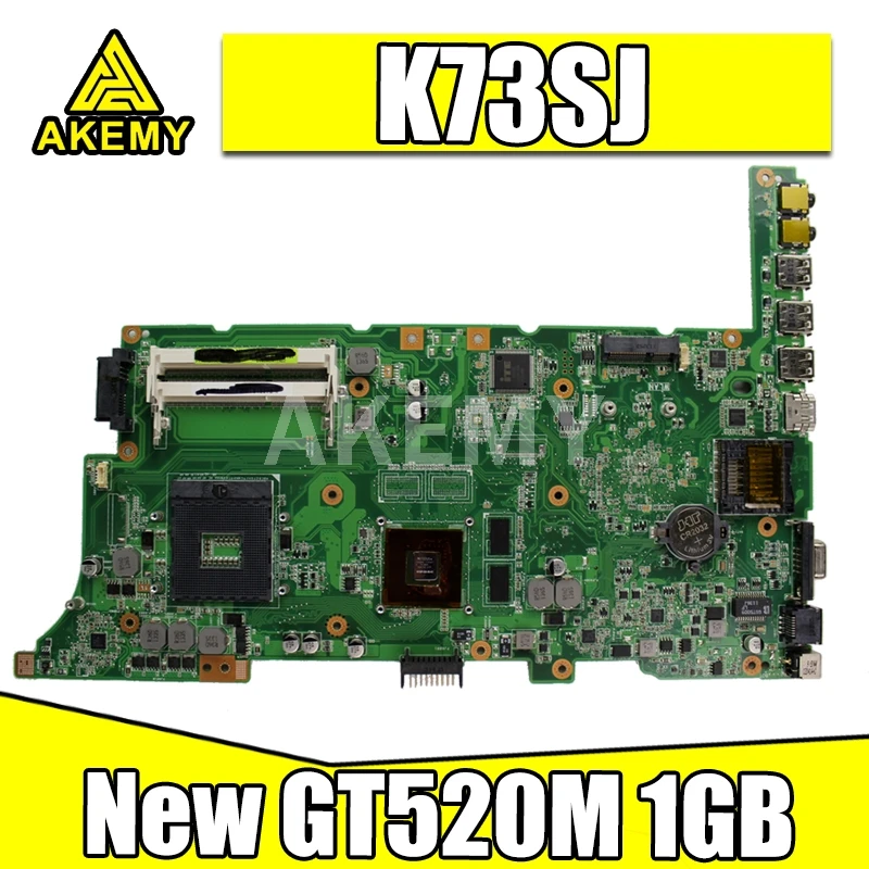 Akemy NEW K73SJ Motherboard For ASUS K73SV K73SJ K73SM X73S A73S laptop Motherboard K73SJ Mainboard 100% ok GT520M 1GB
Akemy NEW K73SJ Motherboard For ASUS K73SV K73SJ K73SM X73S A73S laptop Motherboard K73SJ Mainboard 100% ok GT520M 1GB