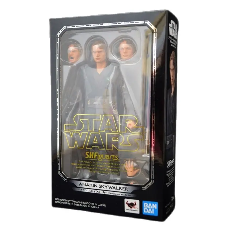 BANDAI Оригинал SHF Звездные войны: Эпизод III-Месть Энакина Скайуокера из аниме экшн-Фигурки игрушки-модели 
BANDAI Оригинал SHF Звездные войны: Эпизод III-Месть Энакина Скайуокера из аниме экшн-Фигурки игрушки-модели