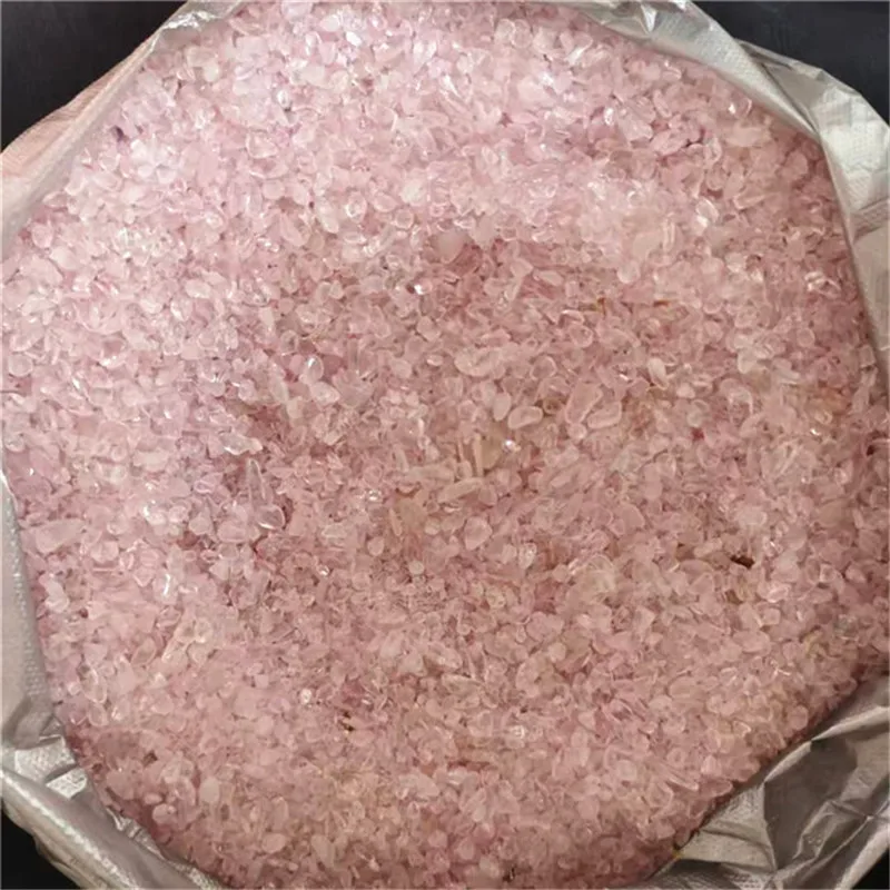 Natural gemstone gravel stone crystal repair pink rose quartz chips stone for feng shui
Natural gemstone gravel stone crystal repair pink rose quartz chips stone for feng shui