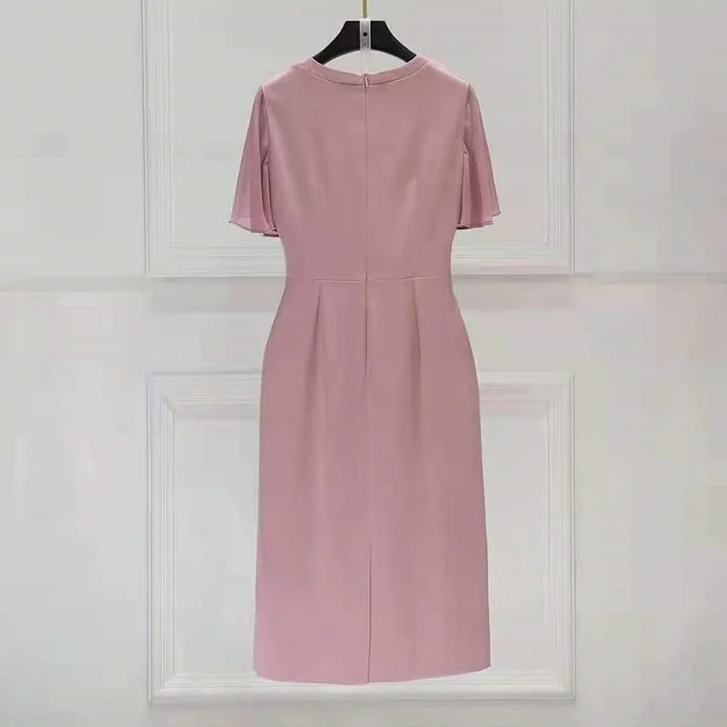 Luxury Dress 2021 Summer Party Events Women V-Neck Appliques Embroidery Beading Deco Short Sleeve Bodycon Pink Purple Dress XXL
Luxury Dress 2021 Summer Party Events Women V-Neck Appliques Embroidery Beading Deco Short Sleeve Bodycon Pink Purple Dress XXL