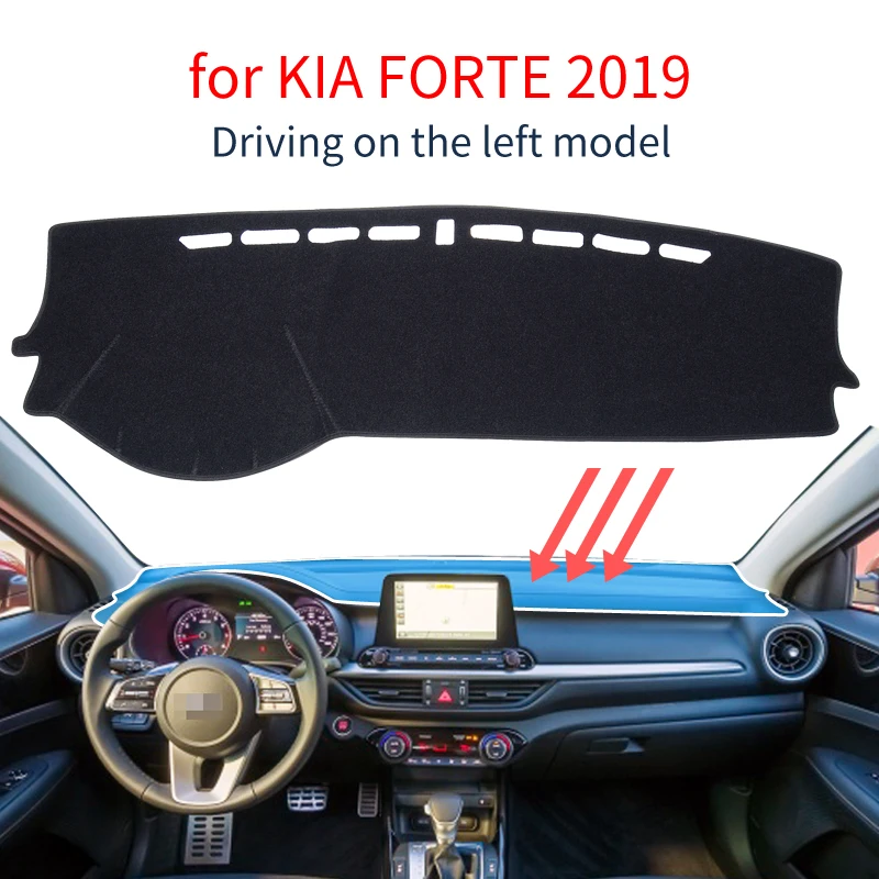 Нескользящий коврик для приборной панели KIA Forte 2019 2020 BD|Нескользящий коврик| |