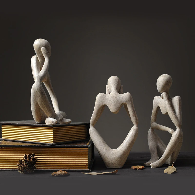 Econ Modern Home Decor Resin Abstract Thinker Statue For Desktop Decoration Simple Sculptures Figurine Hotel Office Desk ds99
Econ Modern Home Decor Resin Abstract Thinker Statue For Desktop Decoration Simple Sculptures Figurine Hotel Office Desk ds99