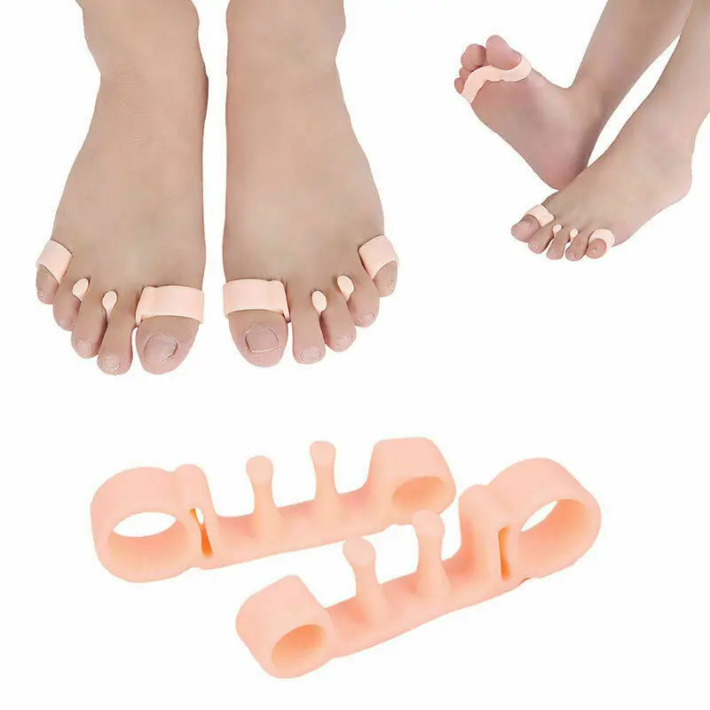 Toe Separators 1 Pair 2 Colors Elastic Bunion Corrector Straighteners Toe Spacers Bunion Pain Relief Hallux Valgus Foot
Toe Separators 1 Pair 2 Colors Elastic Bunion Corrector Straighteners Toe Spacers Bunion Pain Relief Hallux Valgus Foot
