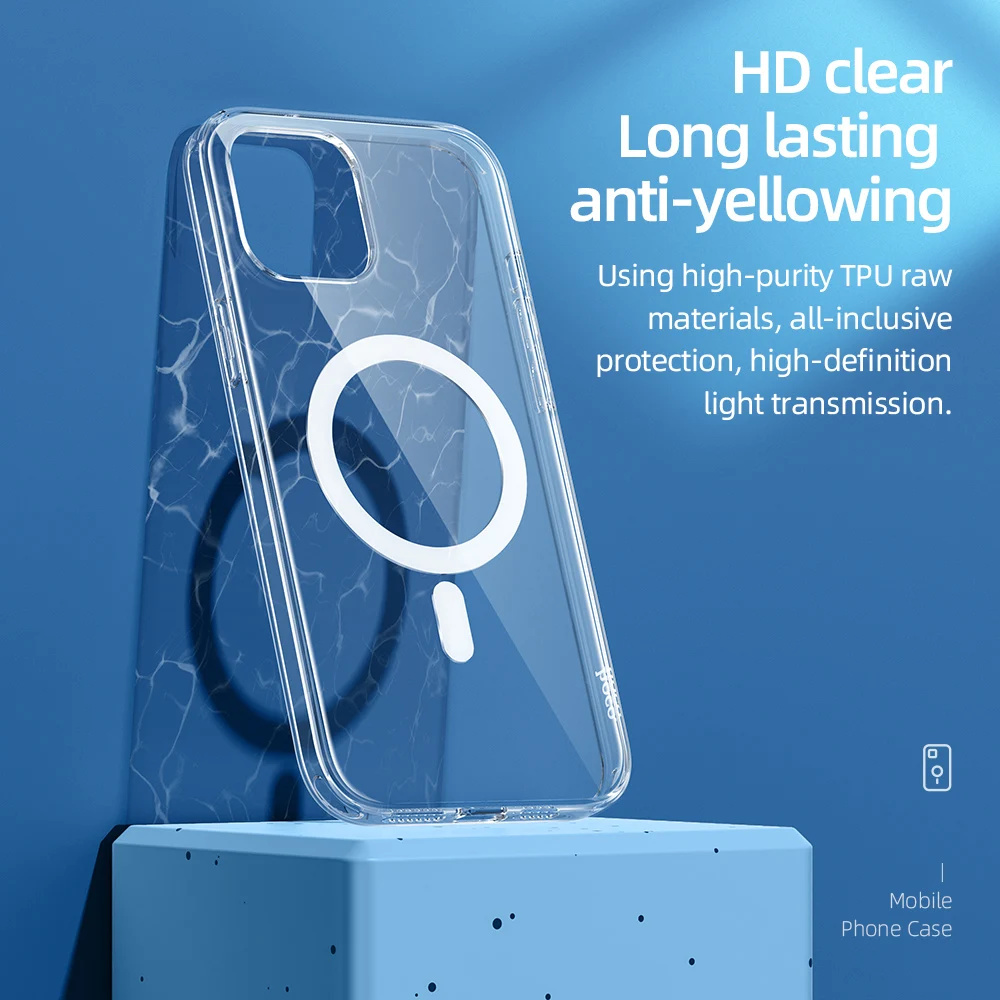 HOCO Magnectic Case for iPhone 11 12 13 Pro Max 12 13 mini Case For Magnetic Wireless Charging Shockproof Protection TPU Case
HOCO Magnectic Case for iPhone 11 12 13 Pro Max 12 13 mini Case For Magnetic Wireless Charging Shockproof Protection TPU Case