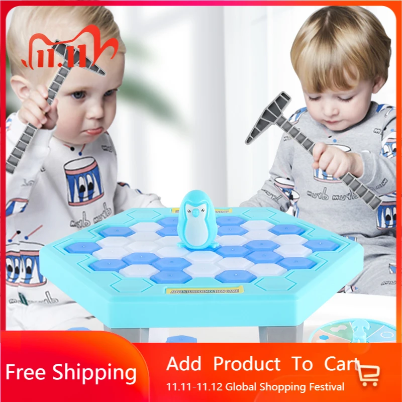 Children's Toys Save Penguin Ice-breaking Trap Toys Fun Board Games Children Adult Interactive Puzzle Decompression Decoration
Children's Toys Save Penguin Ice-breaking Trap Toys Fun Board Games Children Adult Interactive Puzzle Decompression Decoration