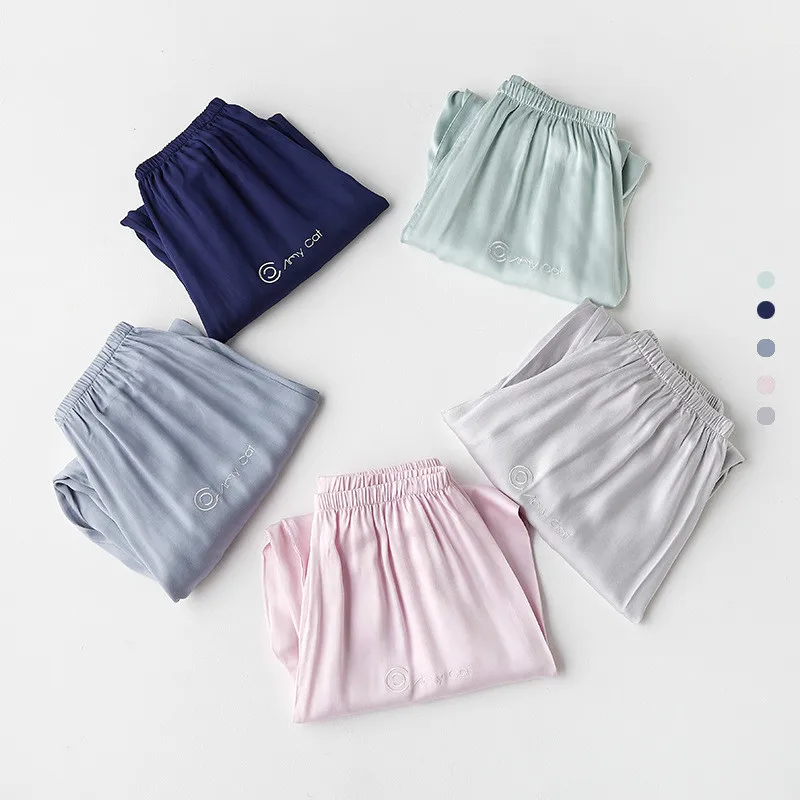 Women Clothes Pajama Pants Gongsatin Embroidered Silk-like Satin Pants Sleep Wear for Women Pajama Bottoms Casual Beam Leg Pants
Women Clothes Pajama Pants Gongsatin Embroidered Silk-like Satin Pants Sleep Wear for Women Pajama Bottoms Casual Beam Leg Pants