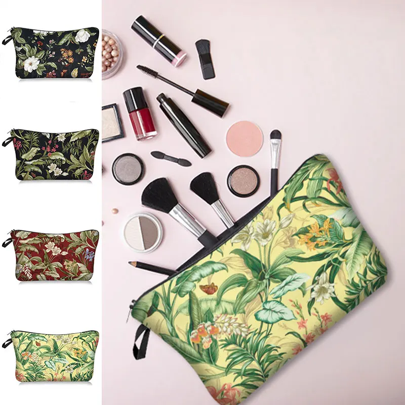 Vintage Cosmetic Bag Cute Palm Leaves Organizer Bag Pouch Women Travel Toiletry Tool Floral Print Makeup Bag Zipper Beauty Case
Vintage Cosmetic Bag Cute Palm Leaves Organizer Bag Pouch Women Travel Toiletry Tool Floral Print Makeup Bag Zipper Beauty Case