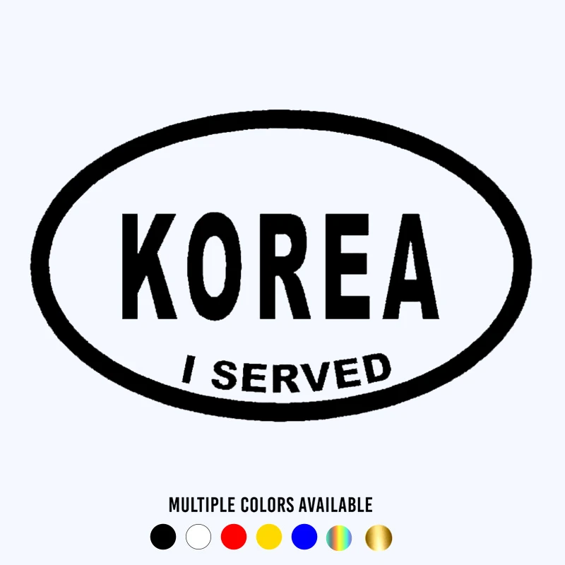 CK20882# Korea I Served USA Military Die-Cut Vinyl Decal Car Sticker Waterproof Auto Decors on Bumper Window Laptop
CK20882# Korea I Served USA Military Die-Cut Vinyl Decal Car Sticker Waterproof Auto Decors on Bumper Window Laptop
