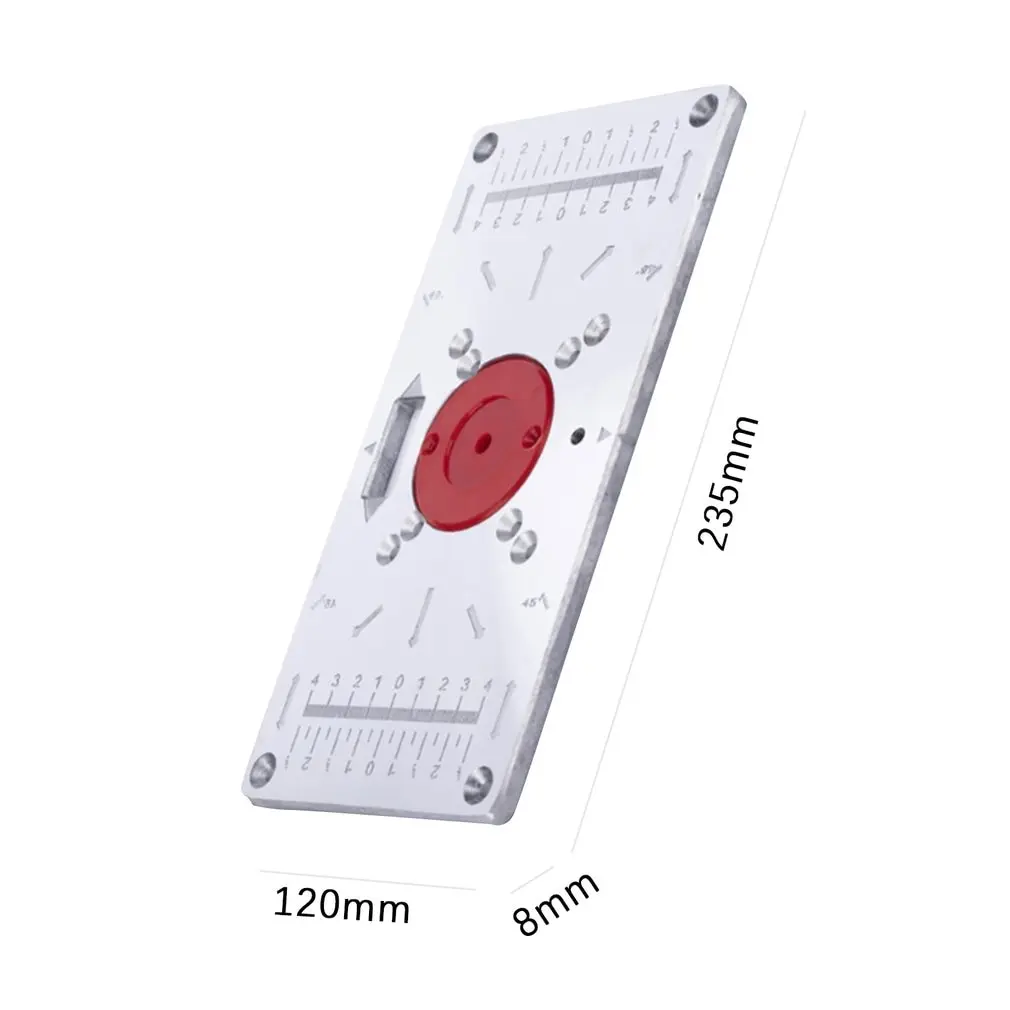 Aluminium Router Table Insert Plate Wood Router Trimmer Models Engraving Machine with 4 Rings for Woodworking Benches Sale
Aluminium Router Table Insert Plate Wood Router Trimmer Models Engraving Machine with 4 Rings for Woodworking Benches Sale