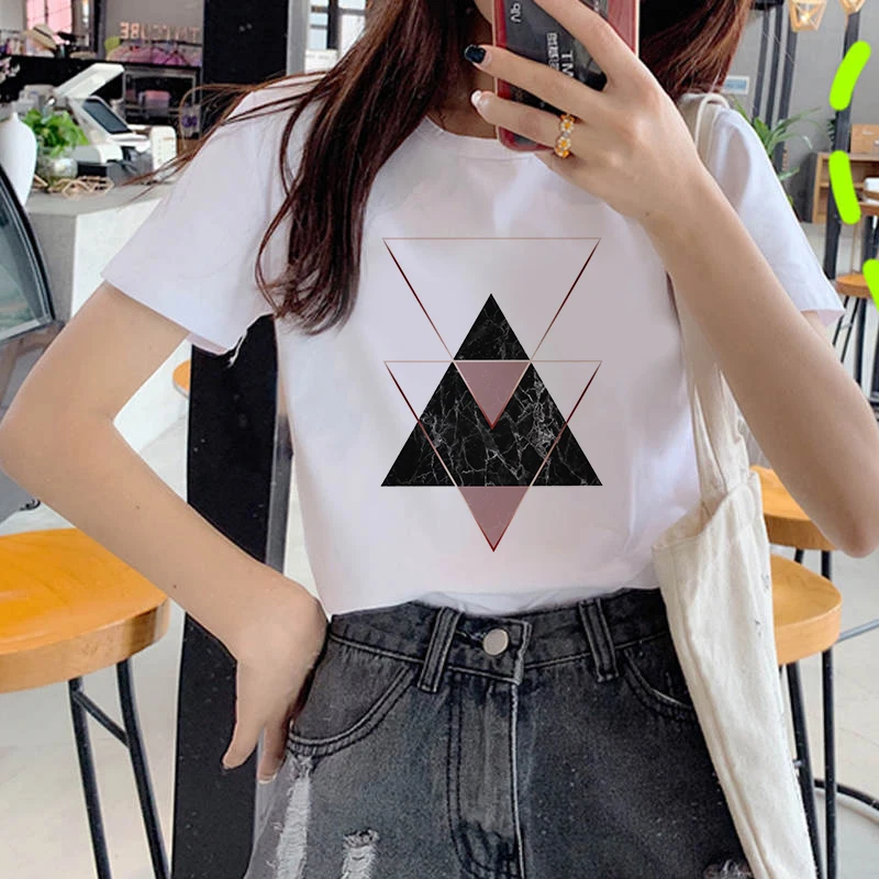 Women 90s Short Sleeve Summer TShirt Harajuku Fashion Landscape T-Shirt New Geometric Figure Printed T Shirt
Women 90s Short Sleeve Summer TShirt Harajuku Fashion Landscape T-Shirt New Geometric Figure Printed T Shirt