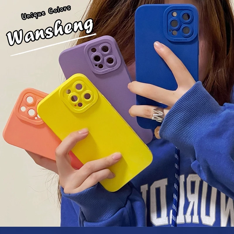 New For iPhone 13 Phone Case Senior popular Blue Camera Bumper Protect Silicone Back Full Cover XR XS Max 8 7 Plus 11 12 pro Max
New For iPhone 13 Phone Case Senior popular Blue Camera Bumper Protect Silicone Back Full Cover XR XS Max 8 7 Plus 11 12 pro Max
