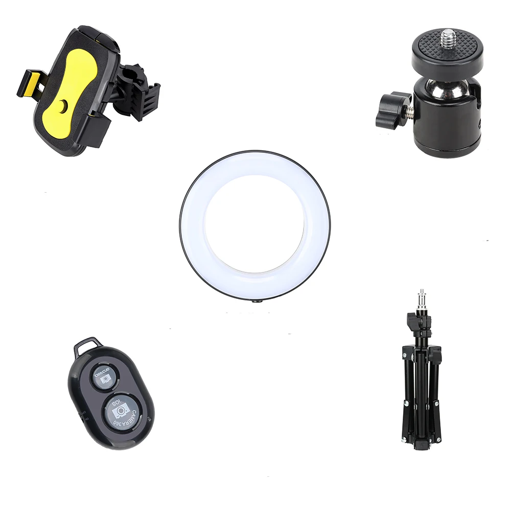 8 Inch Desktop LED Ring Light for YouTube Live Video Recording 3 Modes Dimmable with Phone Holder Mini Ball Head Tripod Stand
8 Inch Desktop LED Ring Light for YouTube Live Video Recording 3 Modes Dimmable with Phone Holder Mini Ball Head Tripod Stand