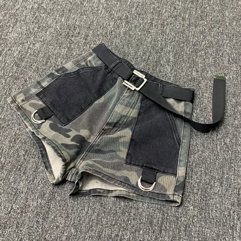 Woman Shorts Cotton High Waist A-line Wide-leg Loose Short Jeans 2020 Summer Pockets Female Sexy Camouflage Denim Shorts
Woman Shorts Cotton High Waist A-line Wide-leg Loose Short Jeans 2020 Summer Pockets Female Sexy Camouflage Denim Shorts