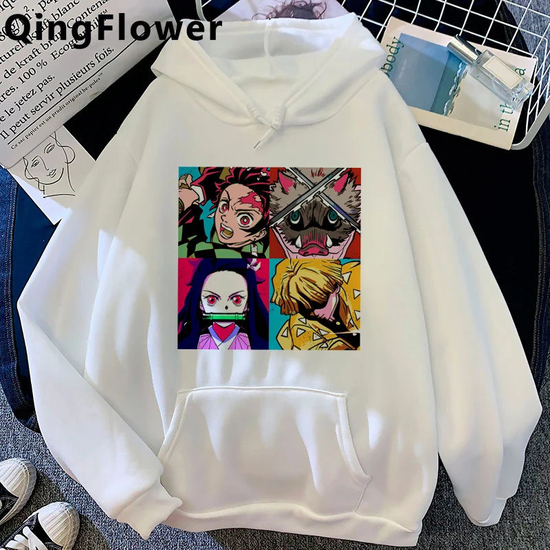 Толстовки Demon Slayer Tanjiro Nezuko Kimetsu No Yaiba женские y2k, Женский пуловер в стиле хип-хоп, уличная одежда, размера плюс
Толстовки Demon Slayer Tanjiro Nezuko Kimetsu No Yaiba женские y2k, Женский пуловер в стиле хип-хоп, уличная одежда, размера плюс