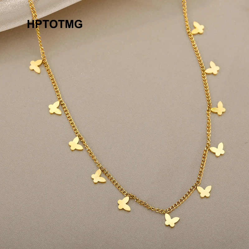 Cute Butterfly Choker Stainless Steel Chain Necklace for Women Goth Aesthetic Delicate Circle Necklace Party Jewelry Gifts
Cute Butterfly Choker Stainless Steel Chain Necklace for Women Goth Aesthetic Delicate Circle Necklace Party Jewelry Gifts