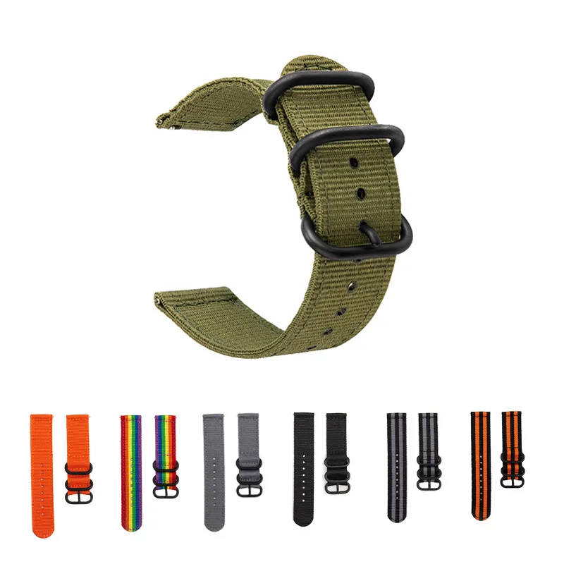 Quick Release Watch Strap for Men Women Premium Nylon NATO Watch Band with Black Stainless Buckle - 18mm,20mm,22mm,24mm
Quick Release Watch Strap for Men Women Premium Nylon NATO Watch Band with Black Stainless Buckle - 18mm,20mm,22mm,24mm