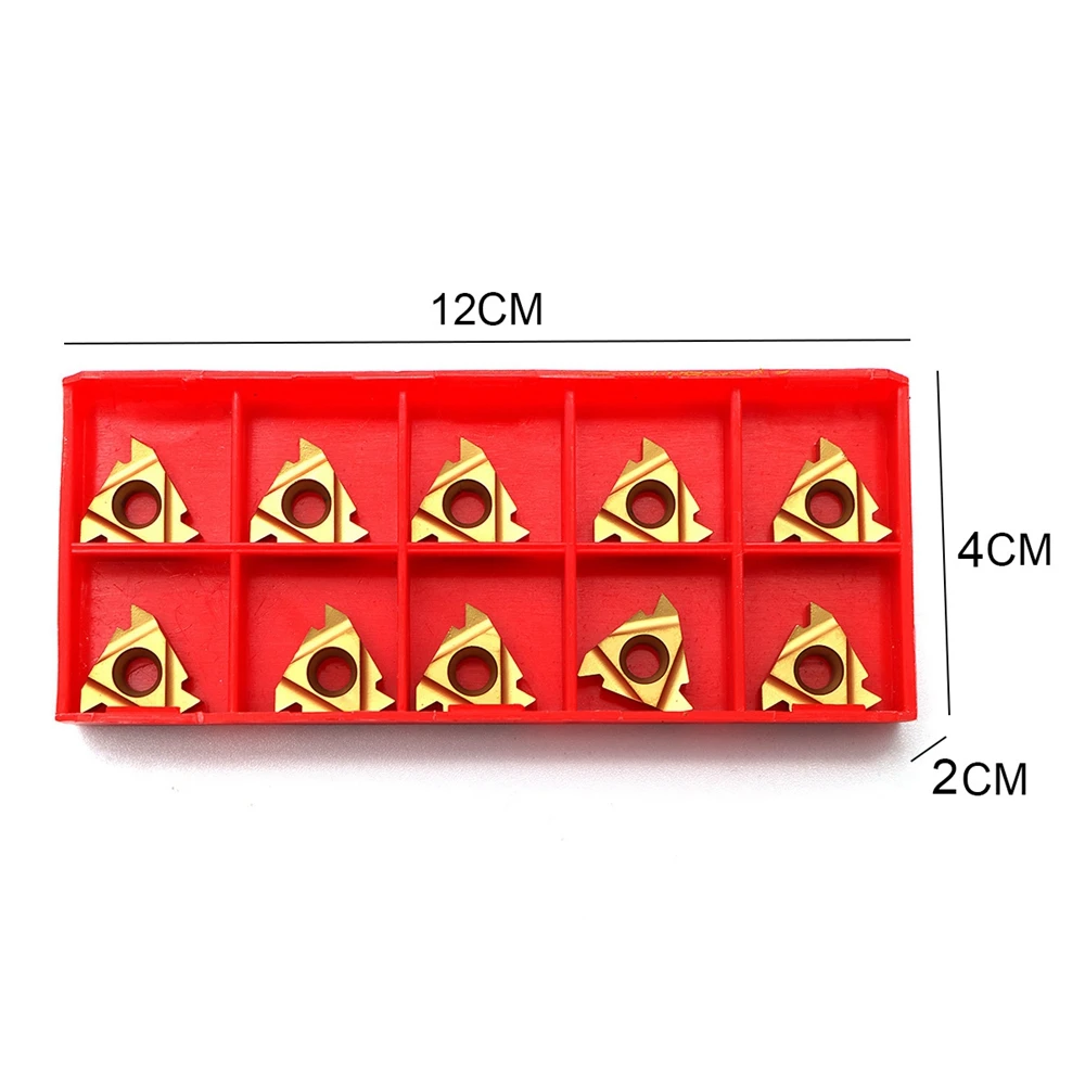 10 PCS 16IR AG60 Inserts Blade Practical Metal Lathe CNC Carbide Thread Cutting Turning Tool for SNR0013M16 Holder
10 PCS 16IR AG60 Inserts Blade Practical Metal Lathe CNC Carbide Thread Cutting Turning Tool for SNR0013M16 Holder