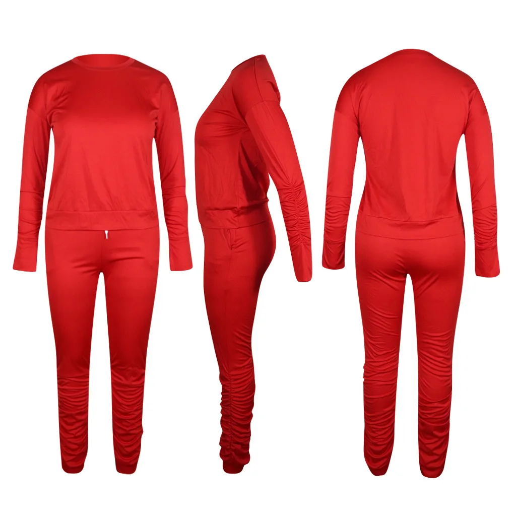 Casual Sport Women Two Piece Set Tracksuit Long Sleeve Sweatshirt Tops Stacked Sexy Jogger Sweatpant Suit Outfit Matching Set
Casual Sport Women Two Piece Set Tracksuit Long Sleeve Sweatshirt Tops Stacked Sexy Jogger Sweatpant Suit Outfit Matching Set